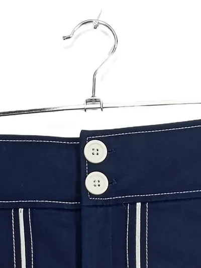 Esprit Damen Rock Minirock Gr. 34 XS Blau Casual Knöpfe Taschen A-Linie