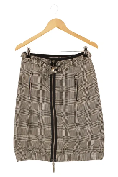 AIRFIELD Damen Faltenrock Gr. 36/S Kariert Elegant Business Mehrfarbig