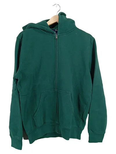 Champion Kapuzenpullover Hoodie Zip Herren Gr. M Grün Sweatjacke
