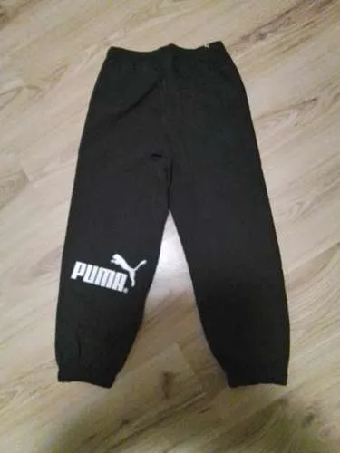 PUMA Trainingshose Jogginghose Kinder Gr. 128 Schwarz Sporthose
