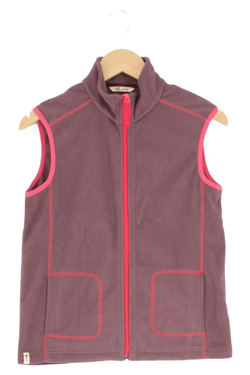 FRILUFTS Leichte Weste Damen Gr. 36/S Lila Fleece Outdoor Sport Casual 1