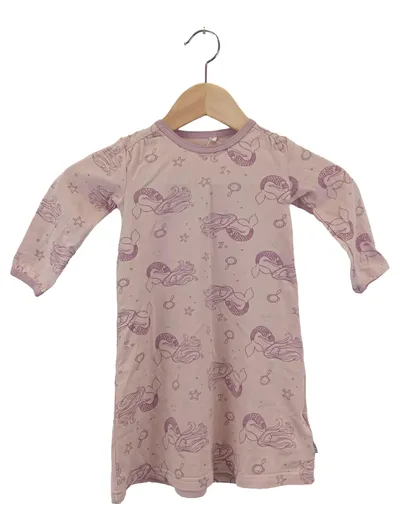 CELAVI Kinder Nachthemd Gr. 80 Rosa Meerjungfrau Baumwolle