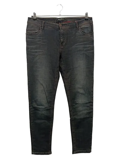 BLUE FIRE Damen Jeans Slim Fit W31/D42 Grau Casual