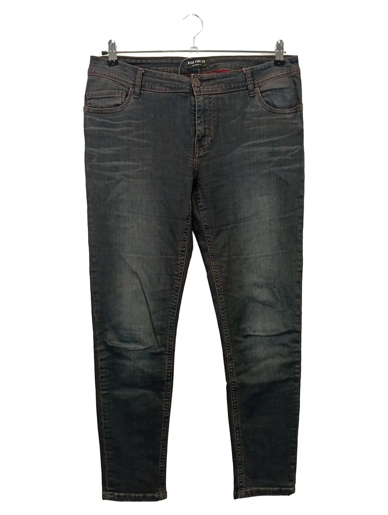 BLUE FIRE Damen Jeans Slim Fit W31/D42 Grau Casual 1