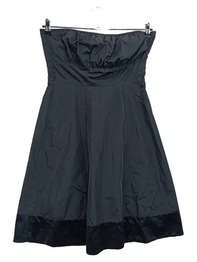 ESPRIT Damen Abendkleid Gr. 38/M Schwarz Elegant Trägerlos