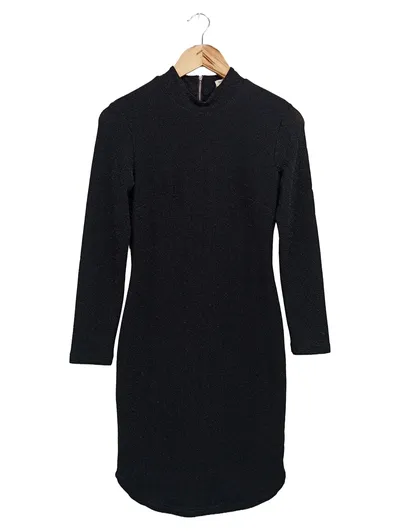 DROLE DE COPINE Etuikleid Damen 36;S Schwarz Glitzer Elegant Modisch