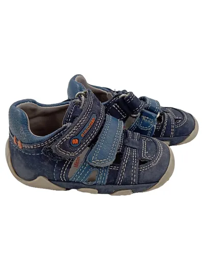 ELEFANTEN Sandalen Kinder Gr. 18 Blau Casual Klettverschluss