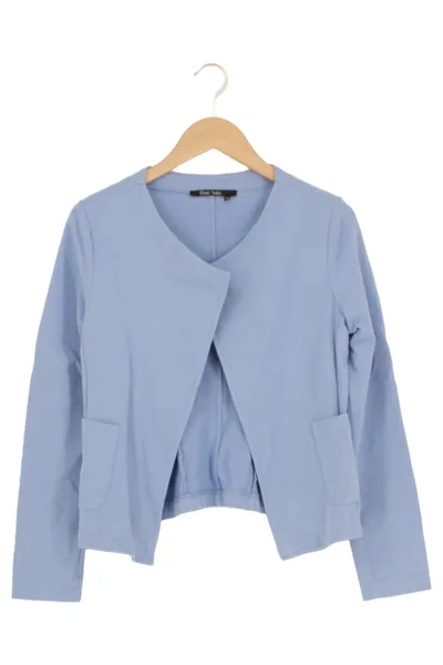 MARC AUREL Damen Sweatjacke Gr. 36/S Blau Casual Modern Baumwolle