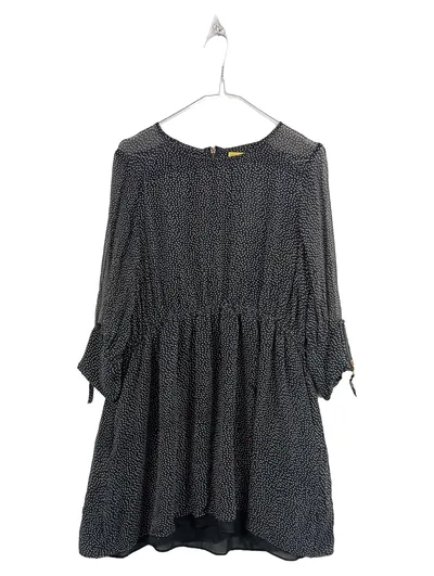 Catherine Malandrino Damen Kleid Gr. 36 Schwarz Gepunktet Chiffon
