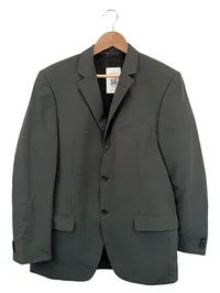 COMMANDER Sakko Herren Gr. 50 Grau Klassisch Business Anzugjacke 1