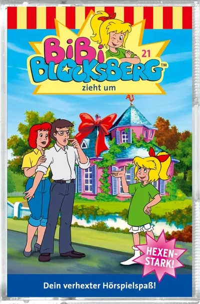 Bibi Blocksberg Nr. 21 - Bibi zieht um - Hörbuch Audiokassette Hörspiel Kinder