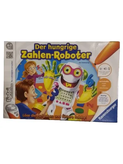 Ravensburger tiptoi Der hungrige Zahlen-Roboter Lernspiel 4-7 Jahre