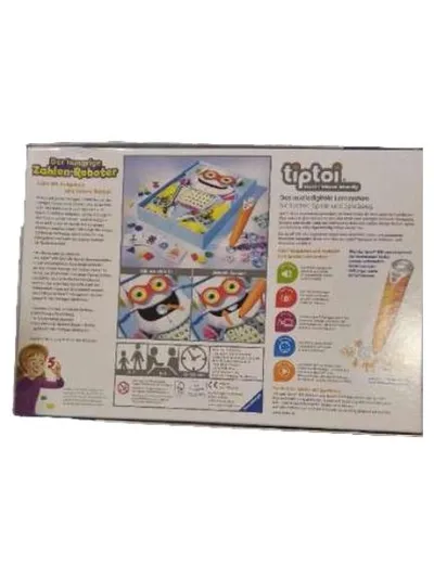 Ravensburger tiptoi Der hungrige Zahlen-Roboter Lernspiel 4-7 Jahre