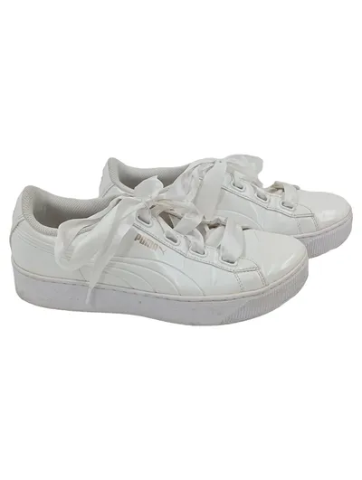 PUMA Sneaker low Damen Gr. 40.5 Weiß Casual Sportlich Modern