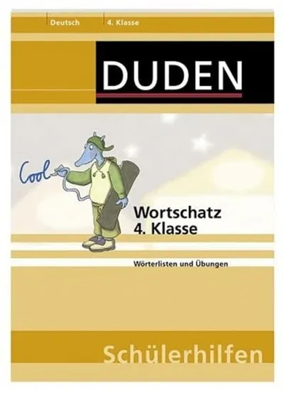 Duden Deutsch Wortschatz 4. Klasse Schülerhilfen Wörterlisten Übungen