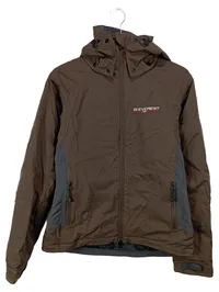 EVEREST Damen Outdoorjacke Gr. 36/S Braun Sportlich Kapuze Reißverschluss 1