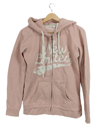 Tom Tailor Kapuzenpullover Damen Gr. 38 M Pink Sweatjacke Zip New Limited