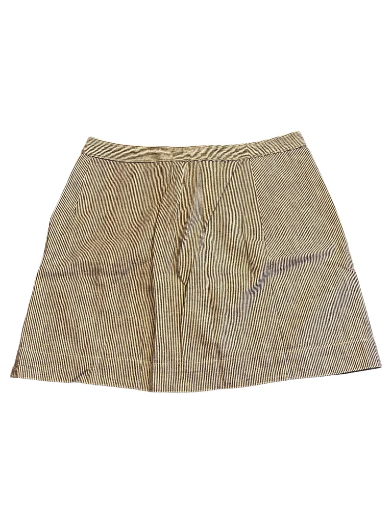 Abercrombie & Fitch Rock Damen Minirock Gr. 36/S Blau Gestreift Knöpfe Sommer 6