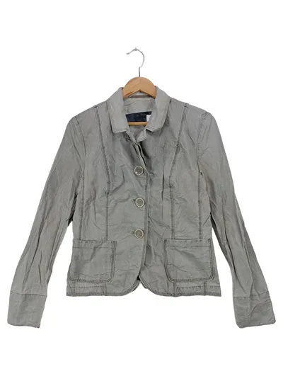 AIRFIELD Damen Blazer Gr. 38/M Grau Klassisch Elegant Business