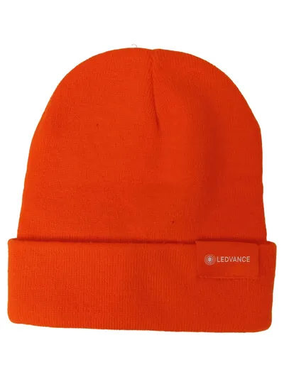 LEDVANCE Mütze Beanie Orange Unisex Streetwear Casual Polyacryl