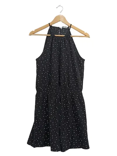 ONLY Damen Jumpsuit Blumenmuster Schwarz Gr. 36 S Träger Casual Sommer