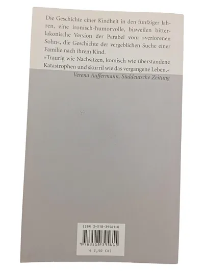 Peter Härtling Felix Grosseisenhainer Gesellschaftsroman Suhrkamp Taschenbuch