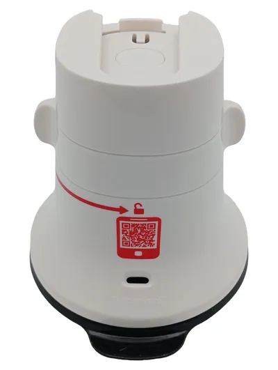 Tupperware Möbelfuß Maschinenfuß Modern Weiß 13cm Höhe Durchmesser Kunststoff