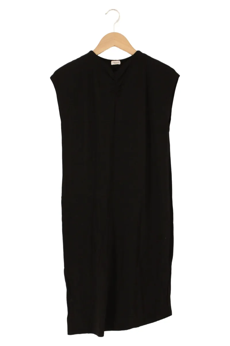 FILIPPA K Etuikleid Damen Gr. 34/XS Schwarz Elegant Business Viskose Midi 1