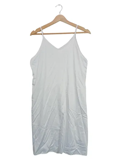 BETTER RICH Damen Trägerkleid Unterkleid Weiß Gr. XL Basic