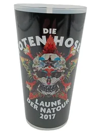 Die Toten Hosen Becher Laune der Natour 2017 0,5l Schwarz Fanbecher Totenkopf 1