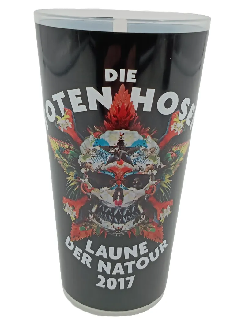 Die Toten Hosen Becher Laune der Natour 2017 0,5l Schwarz Fanbecher Totenkopf 1