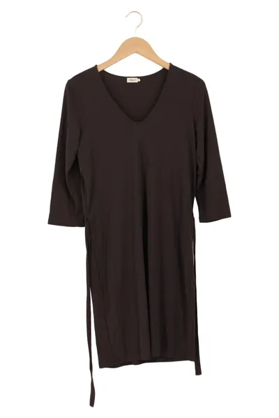 FILIPPA K Blusenkleid Damen Gr. 34/XS Braun Minimalistisch Casual
