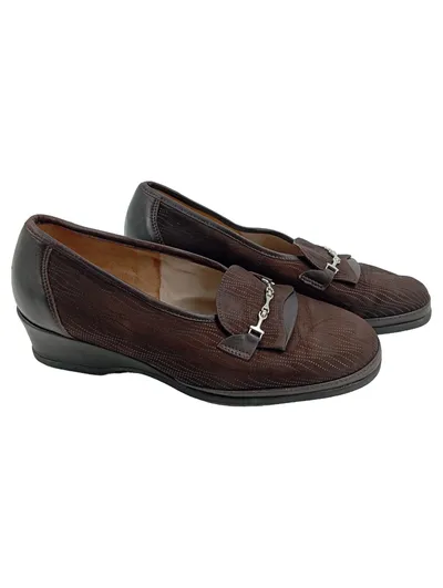SOLIDUS Ballerinas Damen Gr. 37 Braun Leder Klassisch Komfortabel