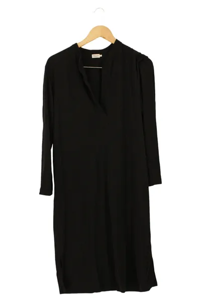 FILIPPA K Blusenkleid Damen Gr. 36/S Schwarz Minimalistisch Elegant