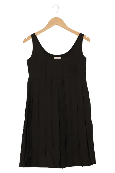 STEFFEN SCHRAUT Damen Freizeitkleid Gr. 36/S Schwarz Baumwolle Elegant
