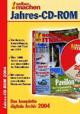 dtp Entertainment Selber machen Jahres-CD-ROM 2004 Heimwerker Bauanleitungen DIY
