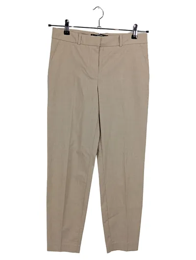 MANGO Basics Anzughose Damen Gr. 36 Beige Business Hose Elegant