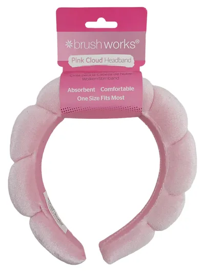 Brushworks Wolken-Stirnband Haaraccessoire Rosa Damen Komfortabel