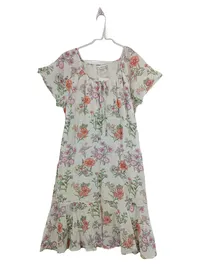 Cellbes Damen Sommerkleid Blumenmuster Gr. 38x40 Viskose Baumwolle Kurzarm Bunt 1