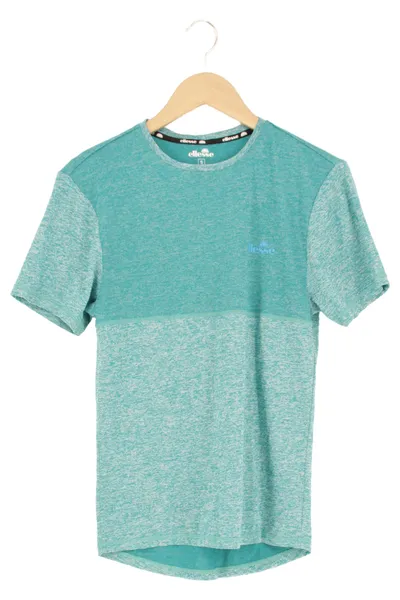 ELLESSE Herren Sport Shirt Blau Gr. 46/S Polyester Meliert
