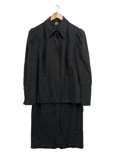MADELEINE Damen Kostüm mit Rock Gr. 36/S Schwarz Business Elegant Schurwolle