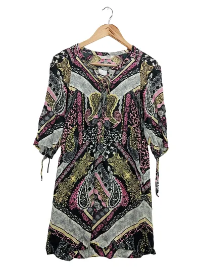 ODD MOLLY Freizeitkleid Damen 36/S Mehrfarbig Paisley Bohemian Viskose