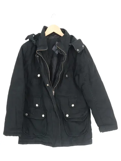 BLIND DATE Damen Winterjacke Gr. 40;L Schwarz Casual Streetwear Kapuze