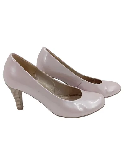 GABOR Pumps Damen Gr. 37.5 Rosa Elegant Lack-Optik