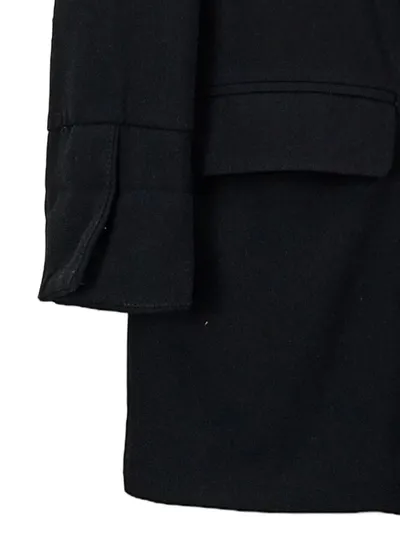 MANGO Blazer Damen Schwarz Business Jacke Gr. 36 S Langarm Polyester