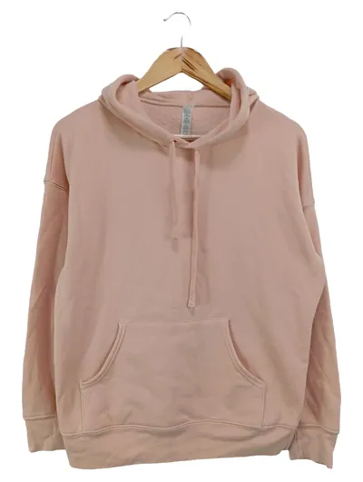 BELLA+CANVAS Damen Kapuzenpullover Hoodie Rosa Gr. 34/XS Casual Basic