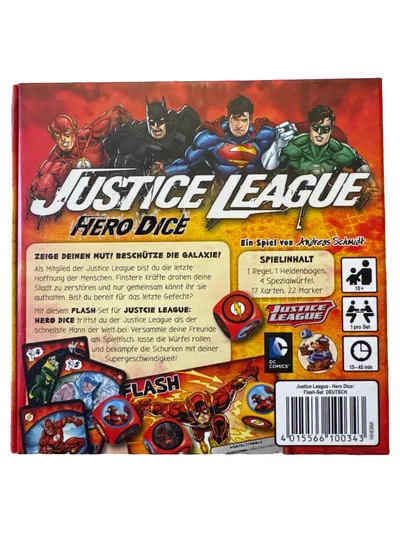 Heidelberger Justice League Hero Dice Flash Set Brettspiel DC Comics Würfelspiel