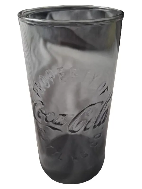Coca-Cola Sammelglas Grau Property of Bottling McDonald's 300ml 1