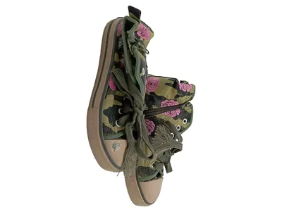 Dockers Kinder Sneaker high Blumenmuster Mehrfarbig Gr. 34
