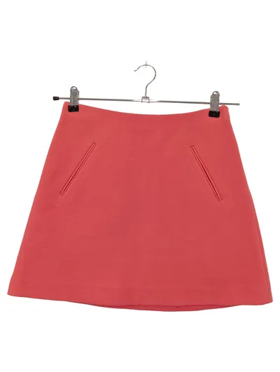 MARNI Minirock Damen 36/S Rot Wolle Elegant Vintage Rock